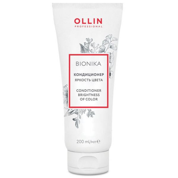 Conditioner for colored hair "Brightness of color" BIONIKA OLLIN 200 ml